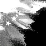 Distorted National Flags, Black and White